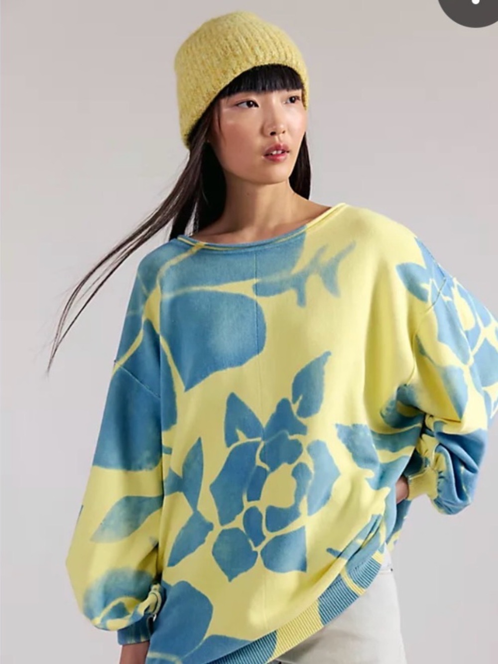 NWT We the Free Painters Garden Pullover
